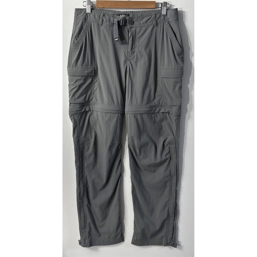 Women's REI Convertible Hiking Pants Sz 12 Snap Hems Trail Hiking